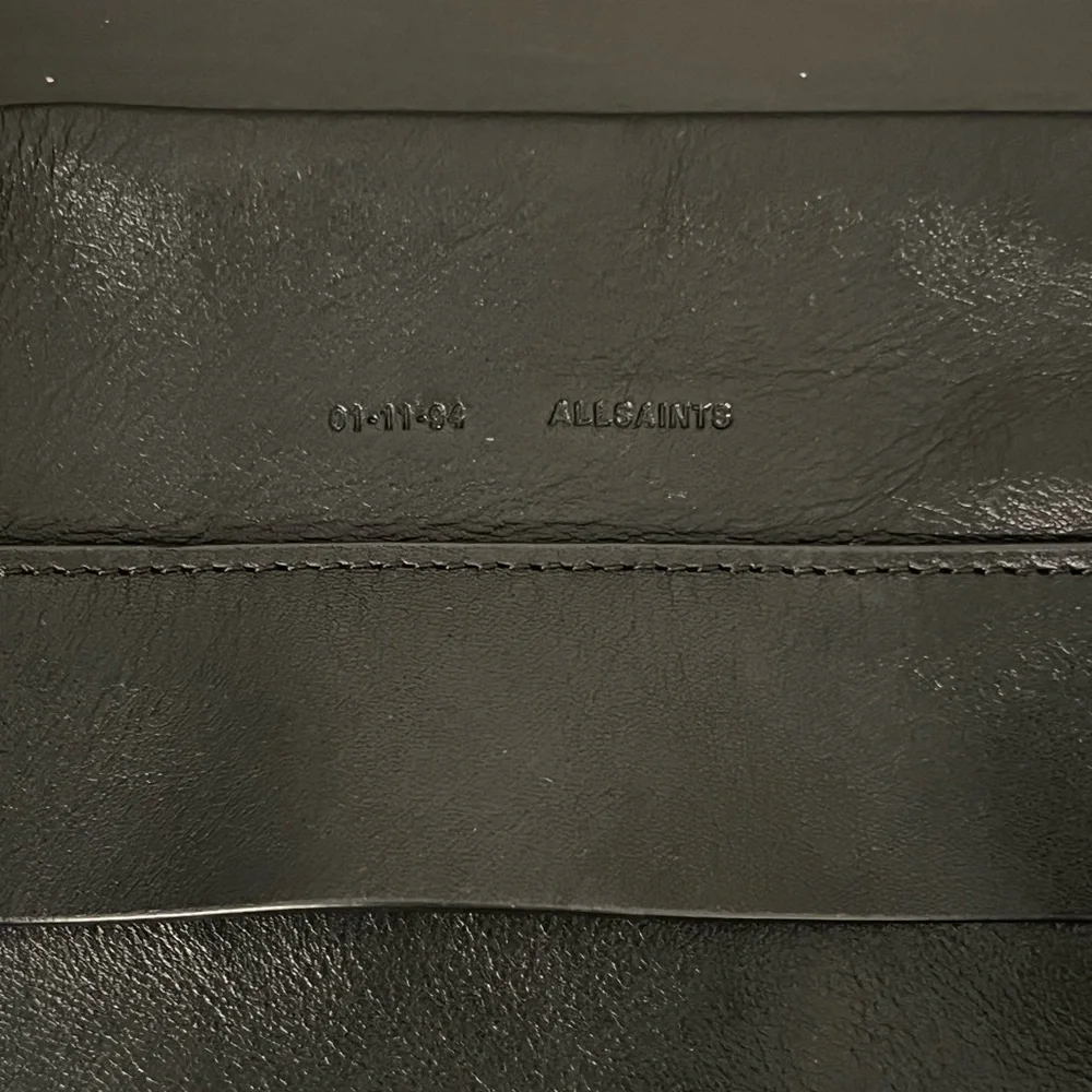 AllSaints Women’s Colette Leather Crossbody bag - black